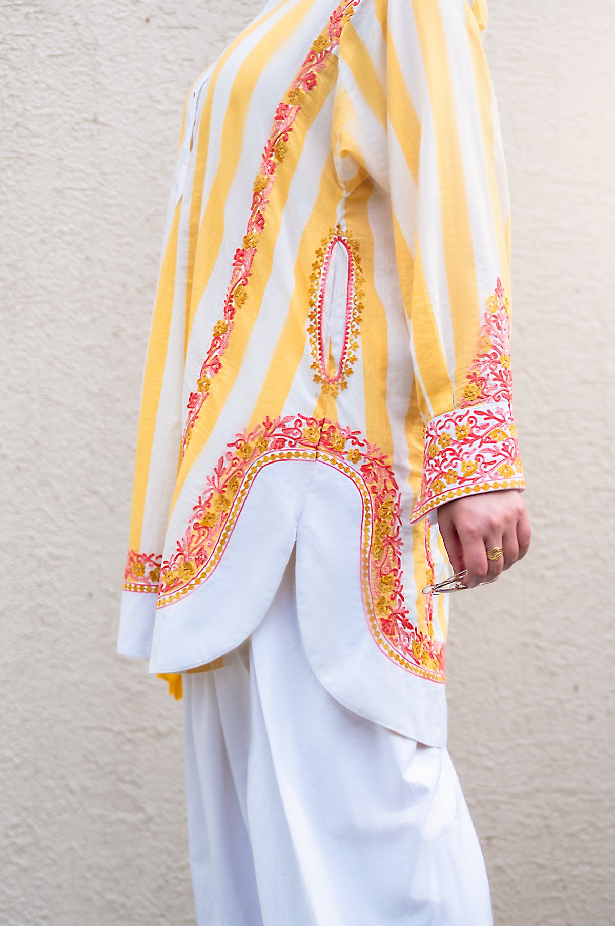 Yellow Stripes Co-ord Set